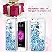 Caka iPhone 6 6S Plus Case, iPhone 8 Plus Case for Girls Glitter Flowing Liquid Floating Luxury Bling Sparkle Soft TPU Case for iPhone 6 Plus 6S Plus 7 Plus 8 Plus (5.5 inch) (Blue)