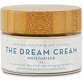 The Organic Skin Co Anti Aging Dream Cream with Vitamin C Amla Oil and Honeysuckle | Wrinkle Repair Neck & Face Moisturizer | Rejuvenate Hydrate and Soften Aging Skin | Recommended for All Skin Types
