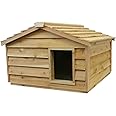 Extra Large Cat House for Multiple Feral Cats, Waterproof Outdoor Kitty Shelter for Winter