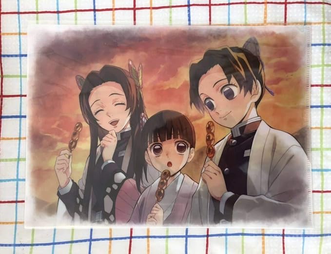 Amazon ラスト1レア鬼滅の刃 胡蝶三姉妹の夕べクリアファイル レアufotable Aniplex おもちゃ ホビー
