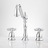 Signature Hardware 329416 Victorian Widespread Bathroom Faucet - Cross Handles