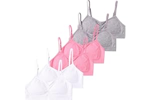 Livona Training Bras for Girls-Sports Bra, Fitness Bra, Padded Everyday Bra Bralette,Crop Cami Tank Top (6-14)