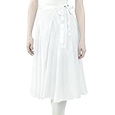 Wuchieal Dance Skirts for Women, Long Chiffon Ballet Skirt, Women's Dance Wrap Skirt with Tie