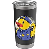 Police Rubber Duck Stainless Steel Insulated Tumbler