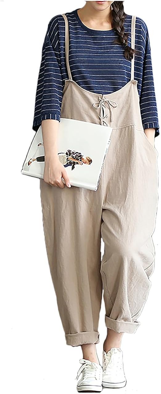 linen overalls amazon