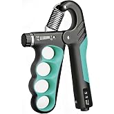 Hautrely Hand Gripper Strengthener, 11-220LBs Adjustable Resistance Grip Strength Trainer with Counter, Forearm Exerciser for Injury Recovery and Muscle Building