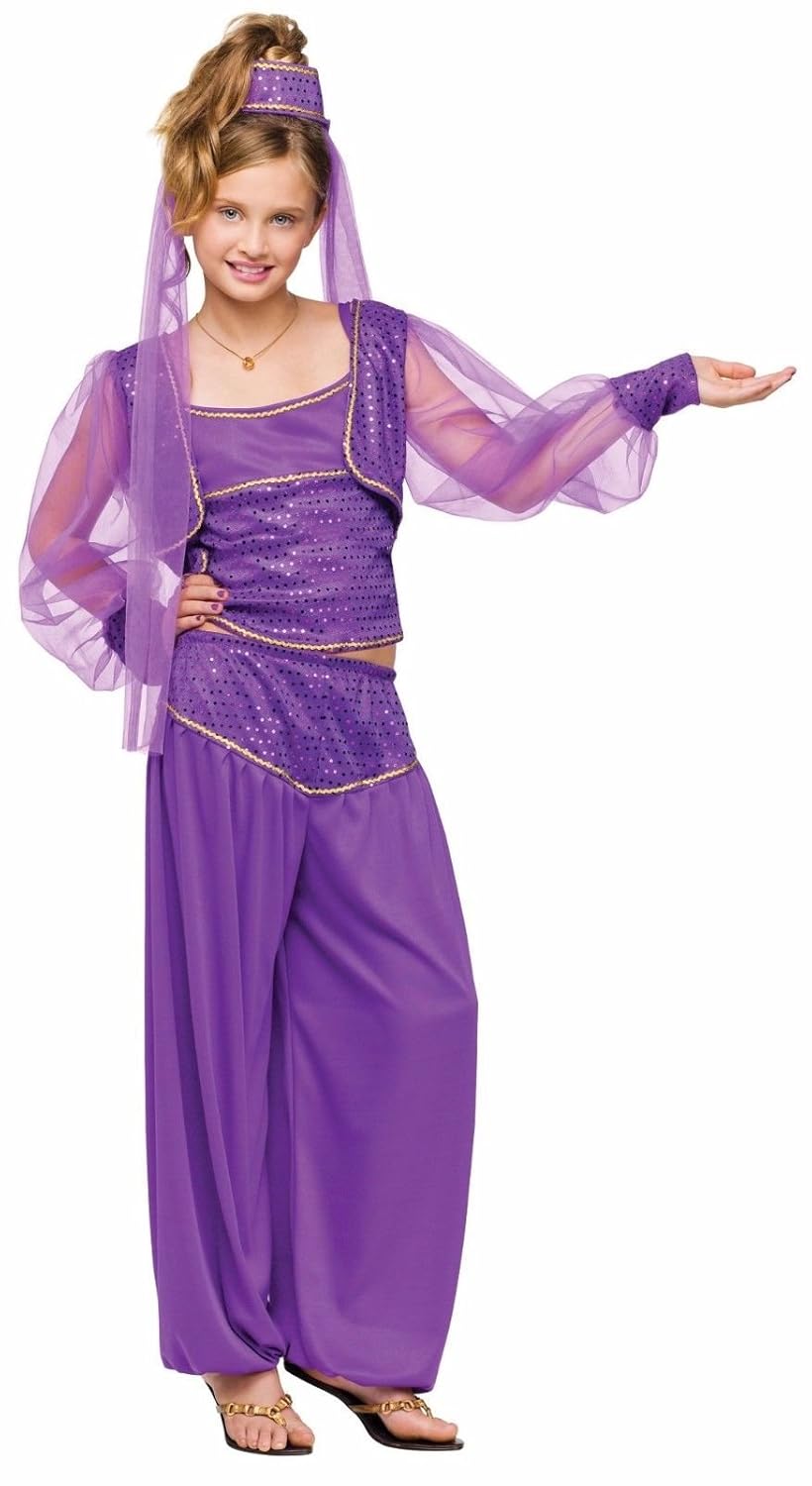Dreamy Genie Jasmine Child Costume,Large (12-14)