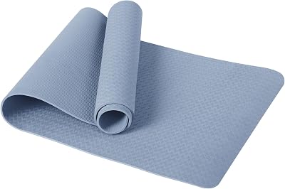 Narwhal Good Nite Yoga Mat 6mm TPE Non-Slip 183x61 cm Sky Blue