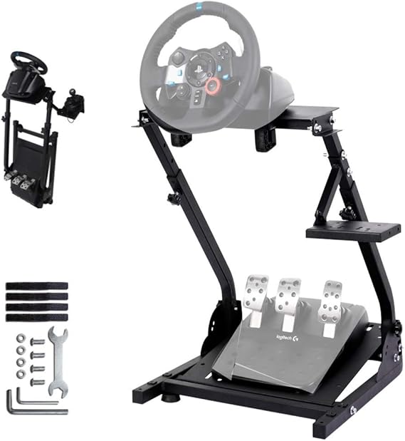 Minneer Racing Wheel Stand Height Adjustable