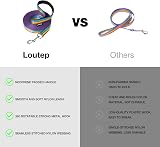 Loutep Rainbow Training Lead Dogs 3m 5m 10m 15m 20m 25m 30m Nylon view 5