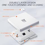 ACMEROTA RJ45 Ethernet Faceplate Cat6 Single 1-Port Flat Wall Plate Network view 4