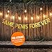 Big Gold Same P Forever Banner - 7.8 Inch Tall Letters, Bachelorette Party Decorations Set with Bonus Tattoos, Hen Party Banner Sign Decorations and Supplies Kit for Bridal Shower