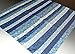 Furoshiki- Japanese Traditional Wrapping Cloth (Kyoto-Stripe: Blue/Olive Green)