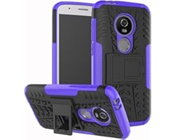 Moto E5 Play Case, Moto E5 Cruise Case, Yiakeng Dual Layer Shockproof Wallet Slim Protective with Kickstand Hard Phone Case C