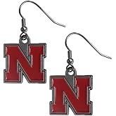 NCAA Nebraska Cornhuskers "N" Logo Dangler Earrings