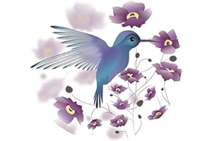 Screen Door Magnets – Twist, Click and Lock - Keep People and Pets Safe – Magnetic Screen Door Magnet Saver Indicator, Decoration - Robbins Aria - Hummingbird