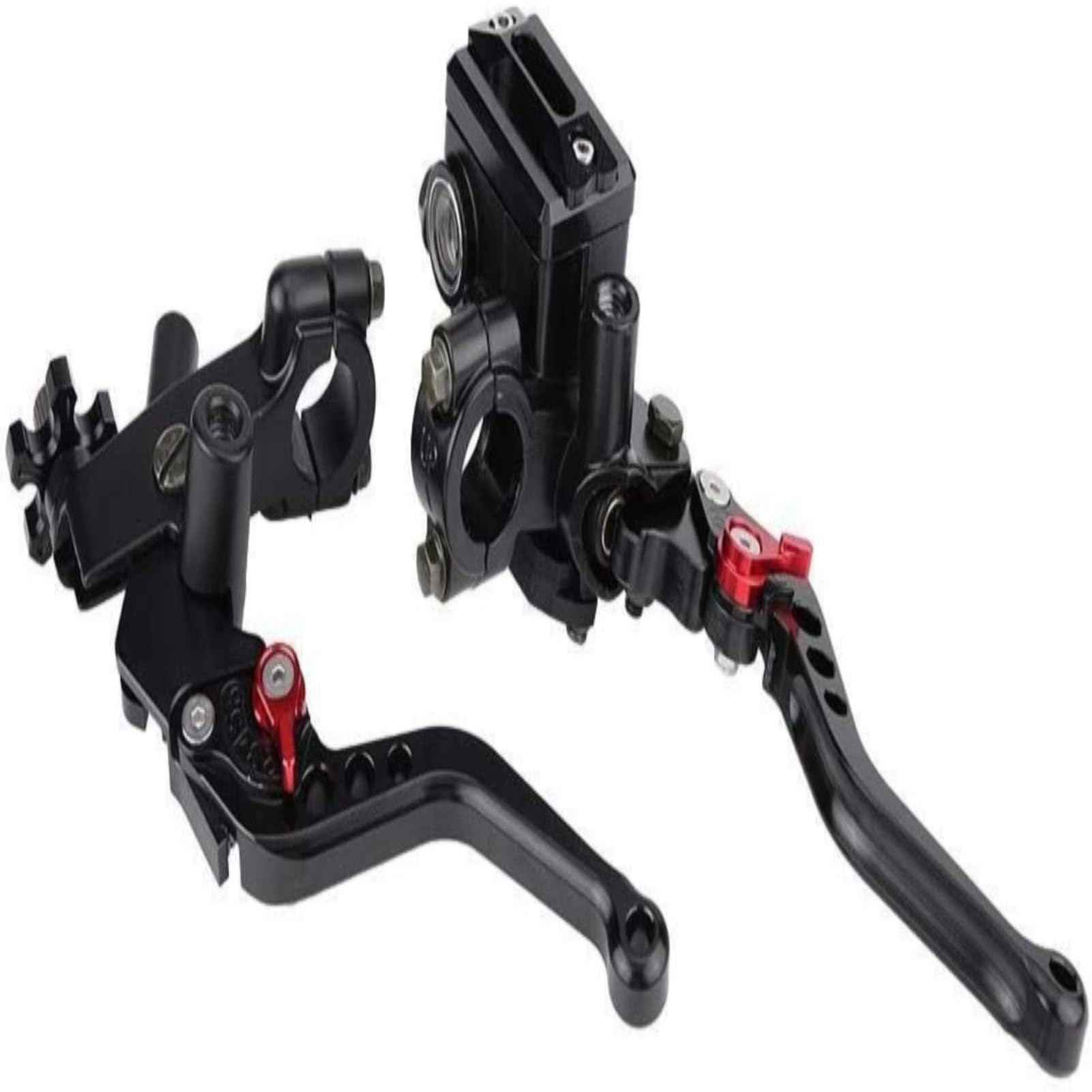 KSTE Motorcycle Brake Lever Universal, Motorcycle Brake Master Cylinder, Clutch Lever, 1 Pair 7/8"(22mm) Universal Motorcycle Brake Clutch Master Cylinder Reservoir Levers