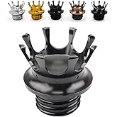 Motorcycle King Crown Gas Cap Fuel Tank Cover Right-hand Thread Reservoir Oil Cap Aluminum for Harley Sportster XL 1200 883 4