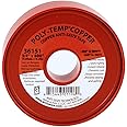 Poly-Temp 36151 Anti-Seize Copper Filled PTFE Thread Seal Tape, 600" Length x 3/4" Width x 3.5 Mil Thickness