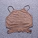Women Tank Tops,Canserin Boho Cami Bustier Bra Crop Top Shirt (L, Brown)