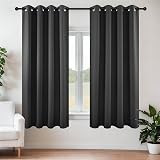 Joydeco Blackout Curtains 63 Inch Length 2 Panels Set