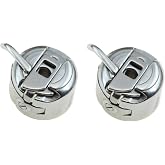 Gircss 2 Pcs Sewing Machine Bobbin Case for Front Loading 15 Class Machines