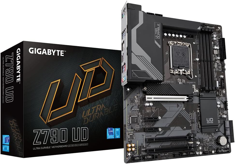 Gigabyte Z790 UD Motherboard LGA 1700 Intel 14th 13th 12th Gen DDR5 3x M.2