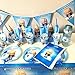 Boss Baby Table Cover -70 x 42 inches,Disposable Boss Baby Tablecloths for Baby Themed Birthday Party Decorations Supplies and Baby Shower
