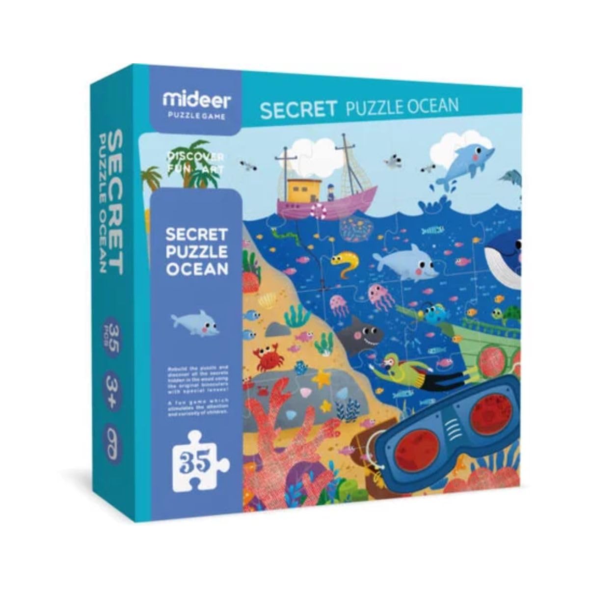 Mideer Ocean Detective Puzzle - Glasses