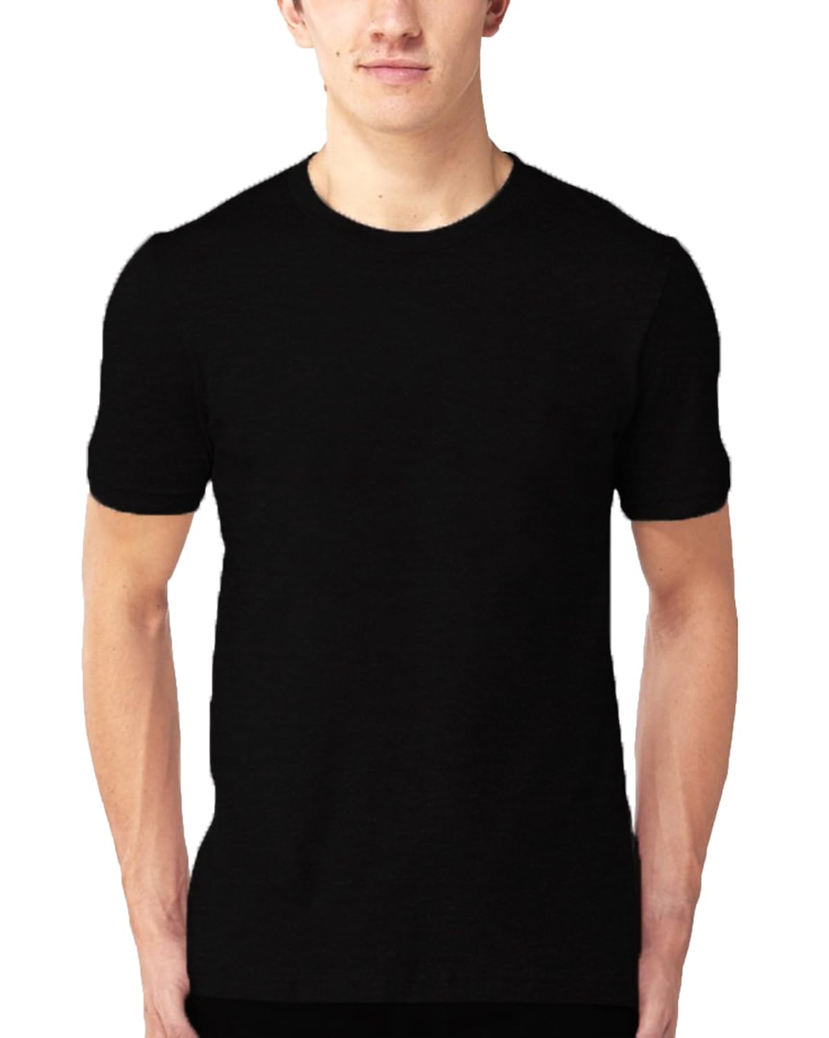 veirdo men's cotton t-shirt plain white casual