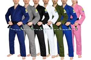 FUJI BJJ Uniform - Brazilian Pride Special Edition Middleweight Jiu Jitsu Kimono with White Belt