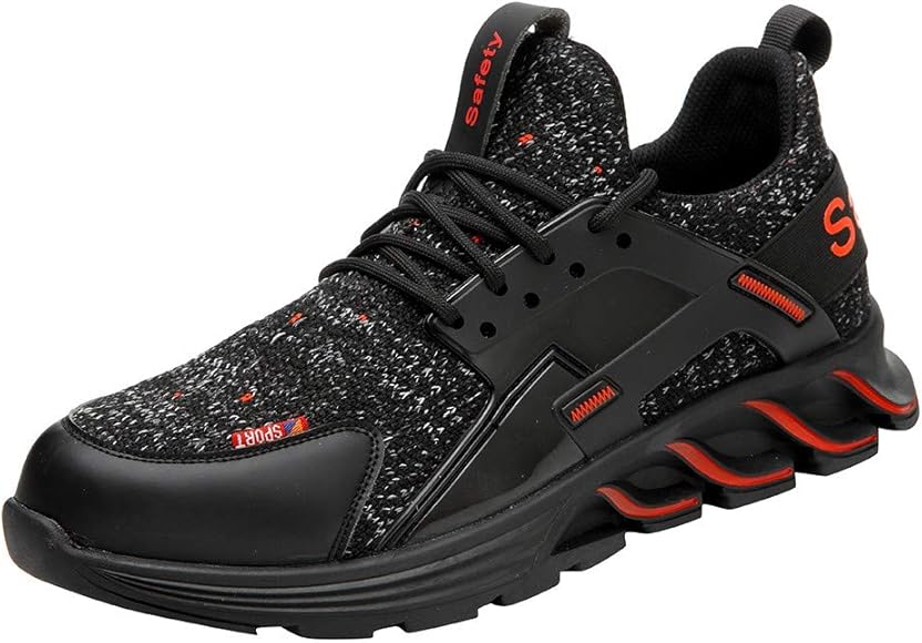 running shoes with steel toe