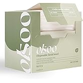 OLSOO Clean Face Towels XL® – 100% Viscose, OEKO-TEX Certified, Ultra Soft Disposable Towels, Super Absorbent & Eco-Friendly for All Skin Types (50 Count)