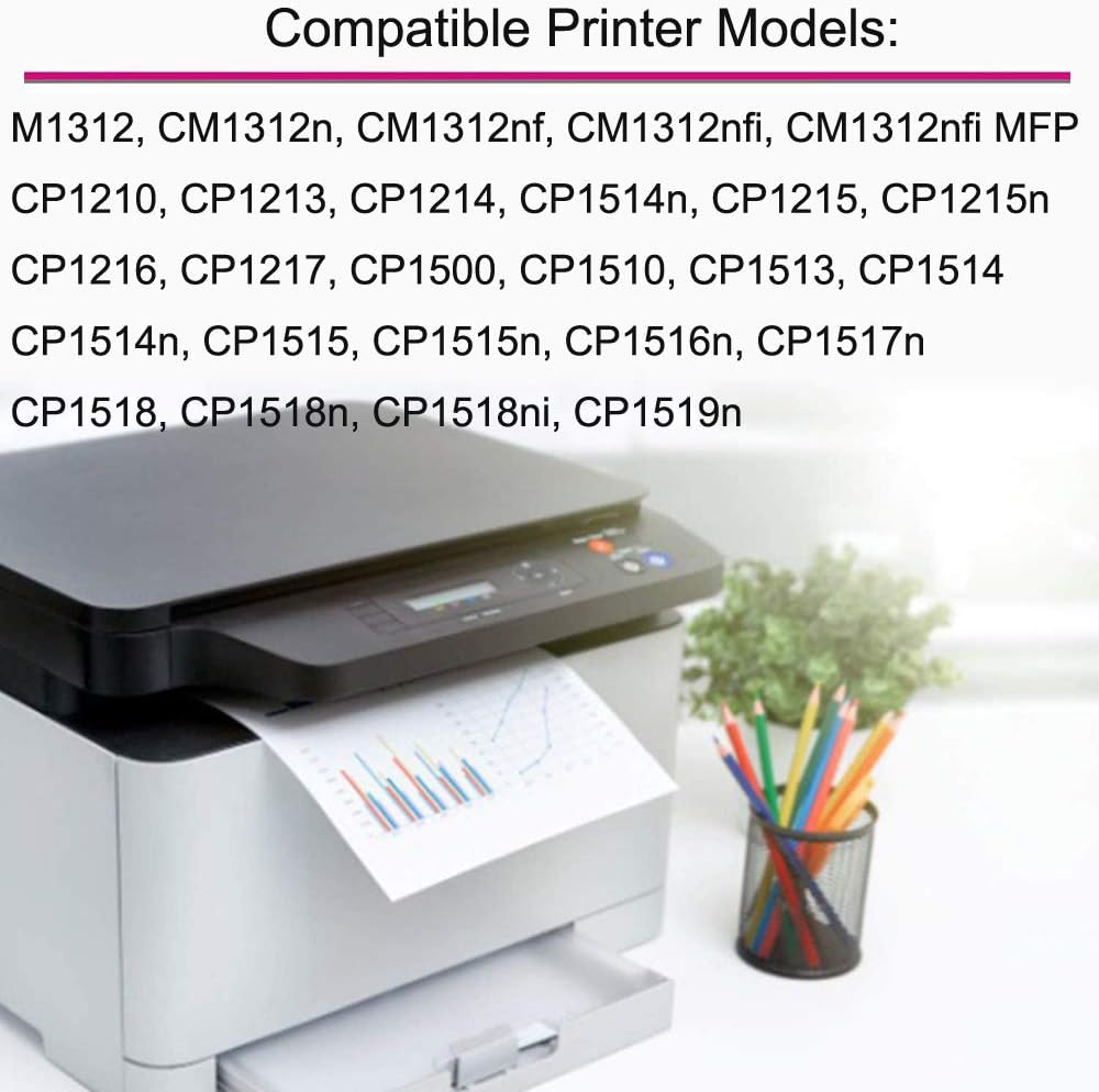 Pure-color Reemplazo para HP 125A CB540A CB541A CB542A CB543A Cartucho de  tóner Compatible para HP Colour Laserjet CM1312 CM1312n CM1312nfi CP1215  CP1217 CP1510 CP1514n CP15n CP1518ni Impresora Impresoras y accesorios  Informática futakuchi-hakata.com