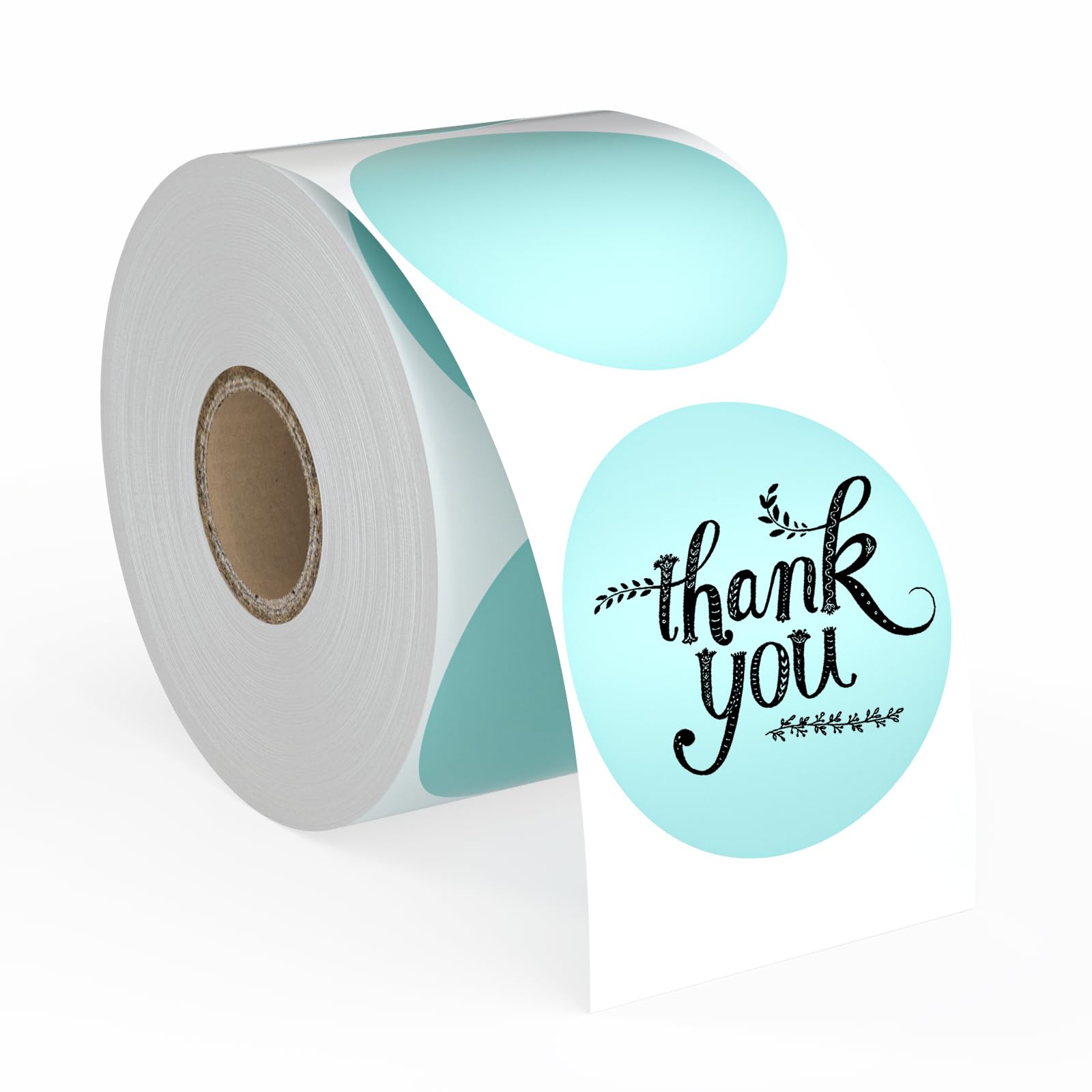 Photo 1 of 2" Circle Direct Thermal Labels, Thermal Printer Labels for Name Tag, DIY, QR Code, Self-Adhesive Address Shipping Stickers, Green Circle Sticker Labels Compatible with Zebra, Rollo, MUNBYN,750Lables