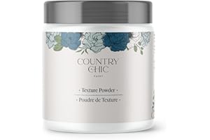 COUNTRY CHIC PAINT Texture Powder - eco-friendly mineral additive for creating textured paint and rustic or embossed faux furniture finishes (17 oz)