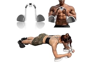DRZHEAM Plank Trainer with Timing, Multifunctional Abdominal Muscle Training Device, Push-up Fitness Board Plank Support for 