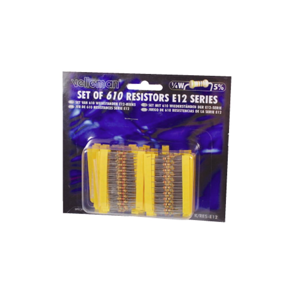 E12 0.25W Resistor 610 Piece Pack Amazon.co.uk Electronics