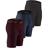 DEVOPS 3 or 5 Pack Compression Shorts Men Spandex Sport Shorts Athletic Workout Running Performance Baselayer Underwear