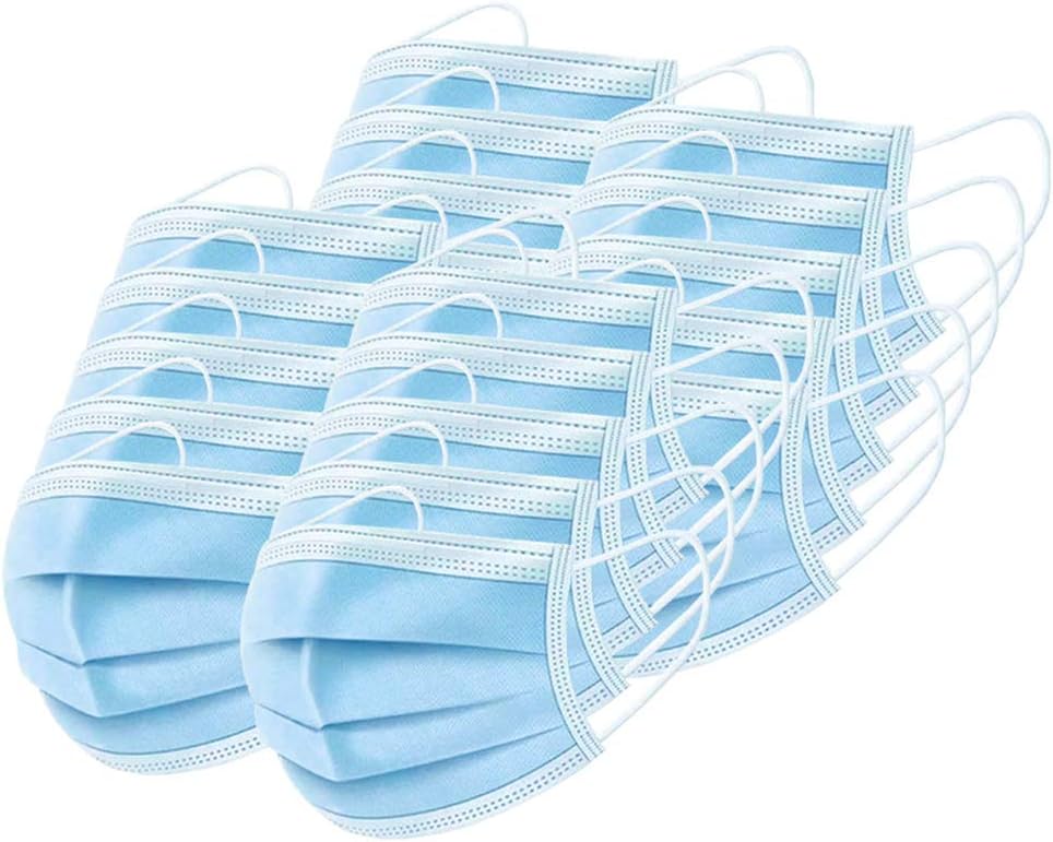 50 Pcs Disposable Face Masks for Children and Adults-Ideal Medical Mouth Masks, can be Used in Hospitals, pet Shops and Any Other Environment That Requires Respiratory Protection