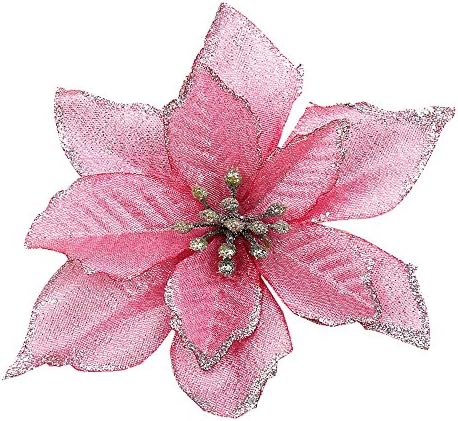 Silk 3 layer Artificial Flower Wedding Christmas Decoration DIY 3pcs/lot (Pink)