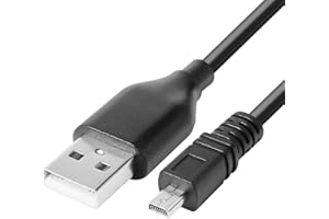 TENINYU USB Cable 8D UC-E6 8Pin for Coolpix L110, L21, L22, S3000, S4000, S6000, S9050 S9200 S9300 S8200, Coolpix S8100 P510 S4000 S3300