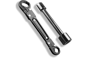 Plumbing Tools, Angle Stop Wrench Kit, Plumbing Wrench, Double Ended Pipe Wrench, Professional Plumbing Tool Set for Easy Ang