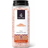 F&agrave;tima Pink Himalayan Salt | 100% Pure &amp; Mineral-Rich Coarse Himalayan Pink Salt Crystals | Natural, Non-GMO, Fine Grain for Grinder Refill, Cooking, Seasoning &amp; Table Use | 20 Oz