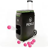 Titan ONE Pickleball Machine with Internal Oscillation &amp; Free App | for Coaches, Clubs &amp; Solo Practice, 85 to 240 Ball Capacity, Portable with Trolley Handle