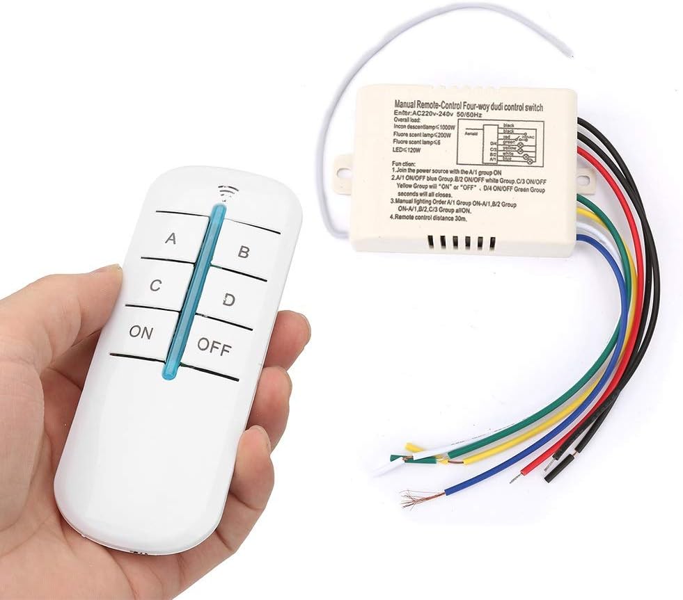 Samfox Wireless Remote Wall Switch Light Control - Image 3