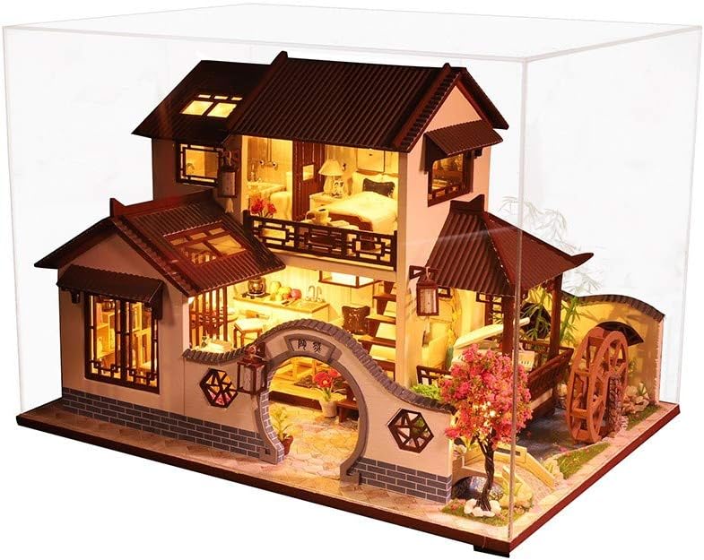 little town wooden dolls house furniture