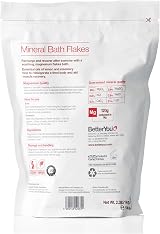 BetterYou Magnesium Muscle Flakes 1kg Bath Salts with Lemon & Rosemary view 8