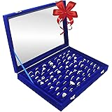 Ring Organizer Display Case ~ 11 Rows Multiple Ring Holder ~ Jewelry Tray Organizer With Studs ~ Ring & Earring Holder Storag