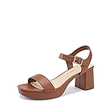 DREAM PAIRS Women's Platform Heels Block Chunky